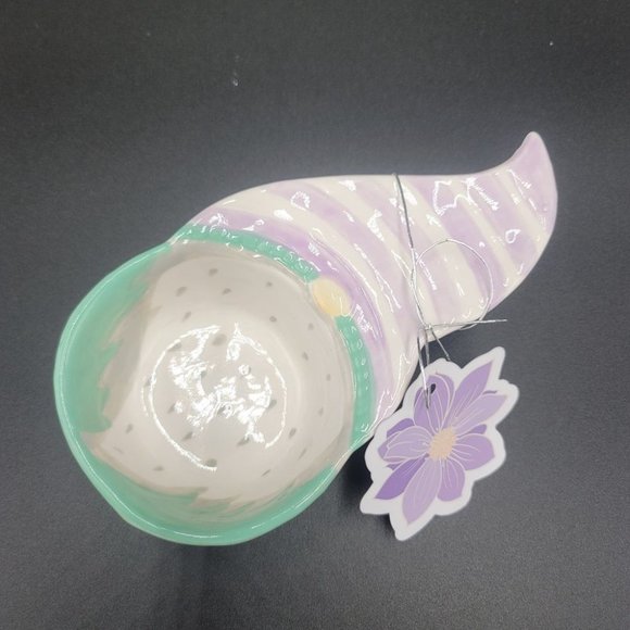 Spring Gnome Ramekin Pastel Painted Easter Ceramic Kitchen Dish - Picture 2 of 2